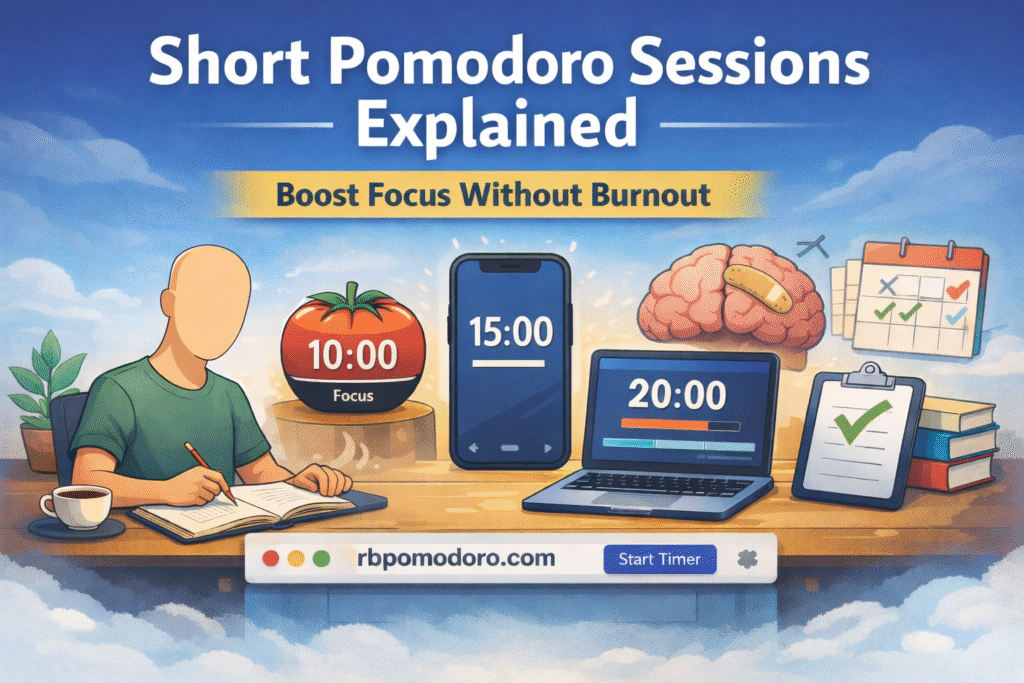 Short Pomodoro Sessions Explained: Boost Focus Without Burnout