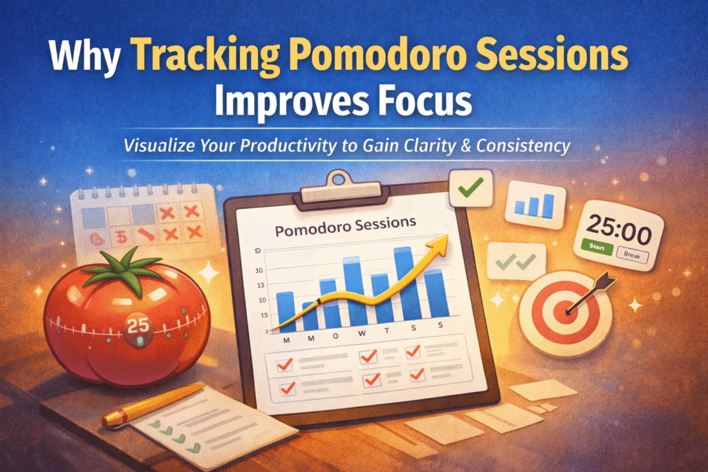 Why Tracking Pomodoro Sessions Improves Focus (Science + Real Use)